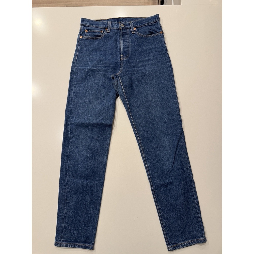 Levis Wedgie Icon Fit High Rise Jeans Medium Wash Blue Womens W27 L27